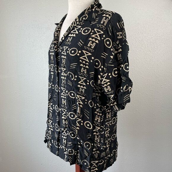 Classiques for Nordstroms Silk Buttond Down Shirt Size S EUC - Picture 2 of 5